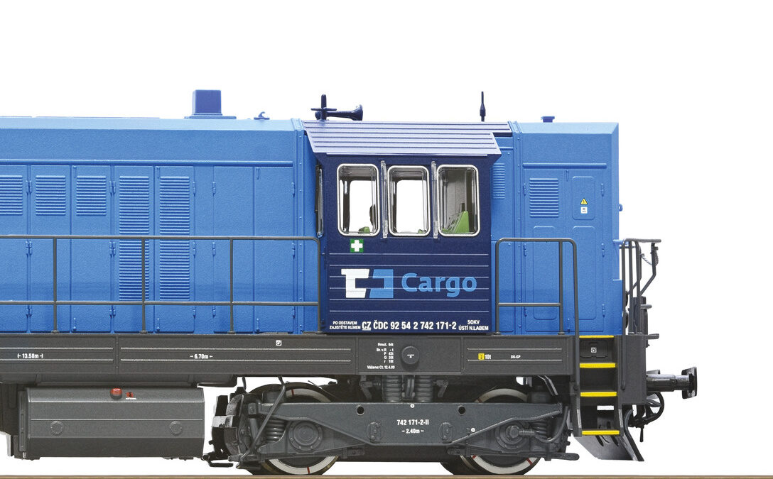 Lokomotiva „Bangle“ 742 171-2 „Najbrt“ ČD Cargo
